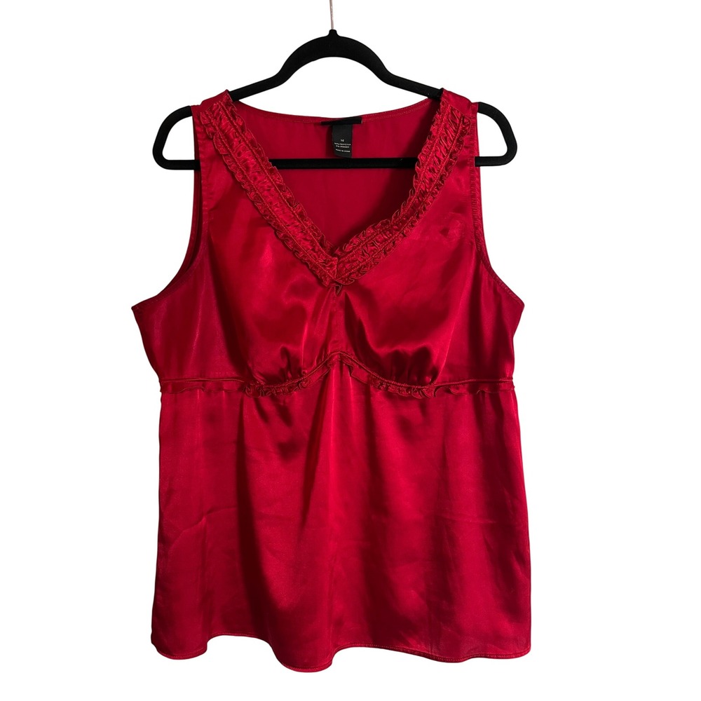 VTG Lane Bryant Satin Chemise Camisole Top